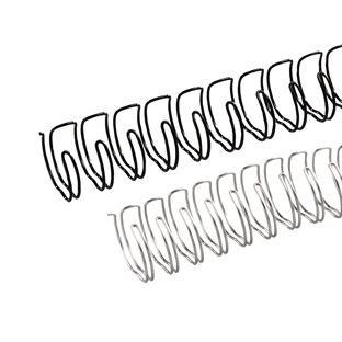 Spirali metalliche, passo 2:1, A4 