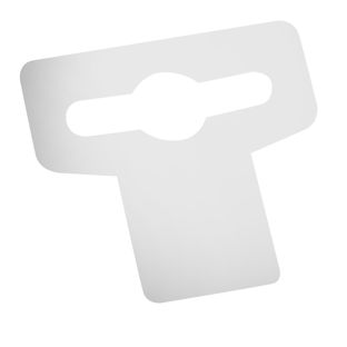 Appendini con euro slot PET 44 x 45 mm  | a forma di T 