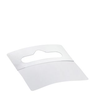 Appendini con euro slot PET 50 x 50 mm | flessibile, in rotolo