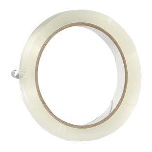 Nastro adesivo per ufficio, PP trasparente, srotolamento silenzioso 12 mm