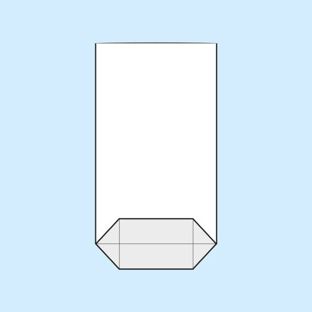 Sacchetti a fondo incrociato, plastica OPP 145 x 235 mm