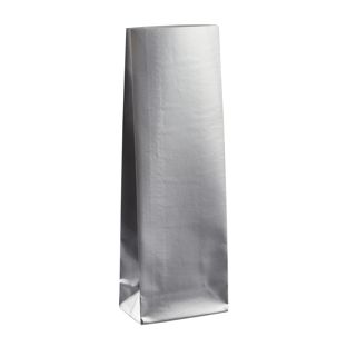 Sacchetti fondo quadro, argento 70 x 40 x 205 mm