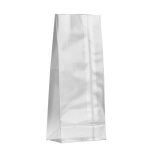 Sacchetti fondo piatto con cucitura sigillata, film OPP, 60 x 40 x 150 mm  | 40 µm