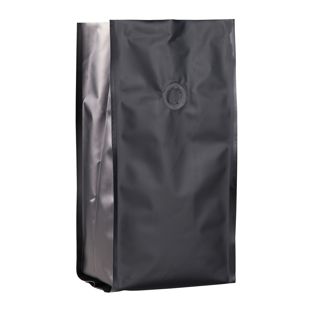 Sacchetto caffè con valvola di protezione dell'aroma, nero 290 x 120 mm