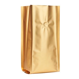 Sacchetto caffè con valvola di protezione dell'aroma, oro 290 x 120 mm