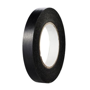 Nastro di rilegatura autoadesivo Best Price, carta a fibre speciali, telato nero  | 19 mm
