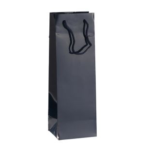 Borsa per bottiglie, 12 x 36 x 10 cm blu scuro
 