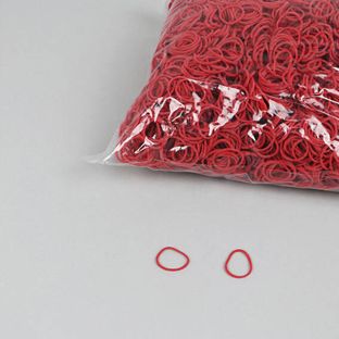Elastico, rosso 15 mm | 1 mm