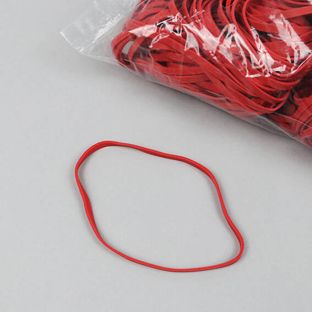 Elastico, rosso 80 mm | 4 mm