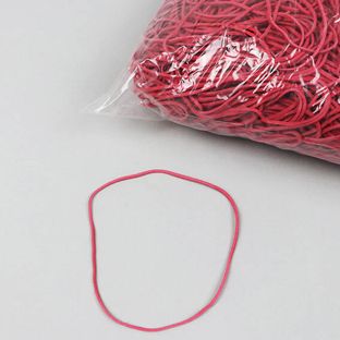 Elastico, rosso 2 mm | 100 mm