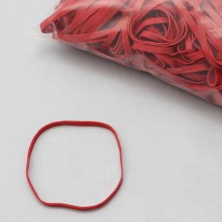Elastico, rosso 5 mm | 80 mm