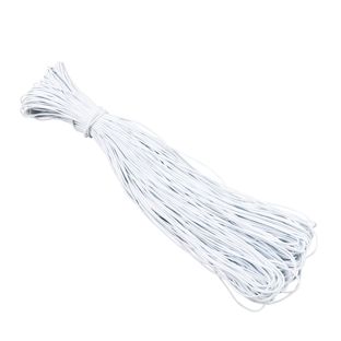 Cordino elastico, 2 mm bianco  | 100 m