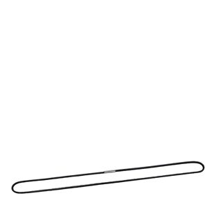 Cordino elastico, chiuso a cerchio nero  | 410 mm