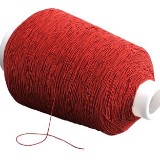 Cordino elastico tondo 1 mm rosso  | 1050 m