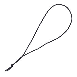 Anello elastico con nodo 100 mm | nero 