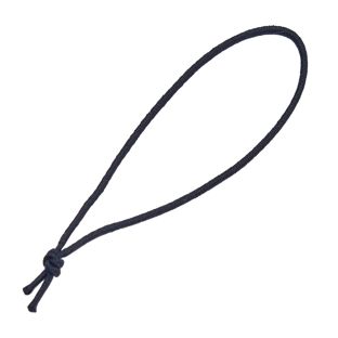 Anello elastico con nodo 80 mm | nero 