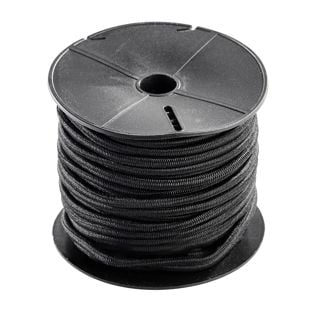 Fune elastica 4 mm, nera 