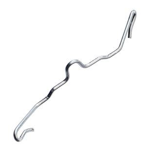 Gancio di sospensione per soffitto per profili di 20 mm, zincato 20 mm
