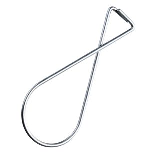Clip Strip – 100 Ganci A Goccia Per Soffitti Controsoffitti – Clip In Acciaio Per Appendere Cartelli, Decorazioni E Luci – Portata 4,5kg