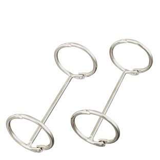 Anelli metallici doppi, 32 mm 