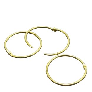 Anelli per rilegatura Metallo 50 mm  | oro 