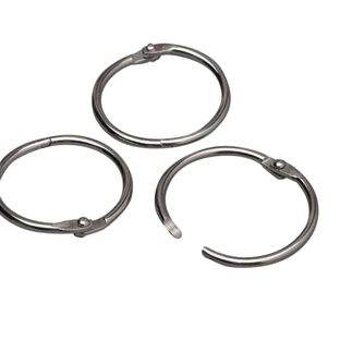 Anelli per rilegatura Metallo 25 mm  | argento 