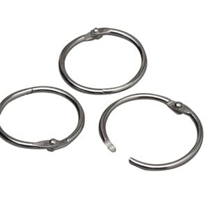 Anelli per rilegatura Metallo 32 mm  | argento 