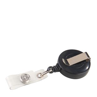 Porta badge a yoyo, di plastica null