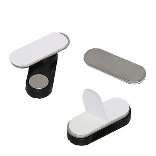 Magnete per badge nominativi, autoadesivo 33 x 12 mm  | 2 magneti 