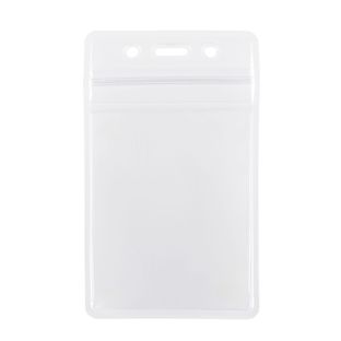 Buste porta badge, impermeabili, formato carta di credito, verticale null