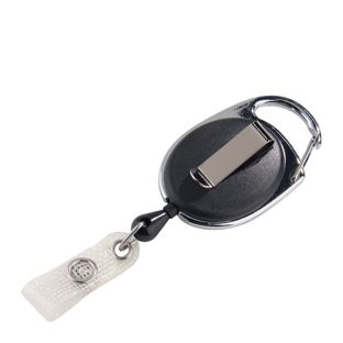 Porta badge a yoyo con clip da cintura null
