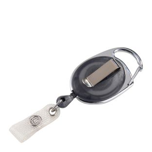 Porta badge a yoyo con clip da cintura null