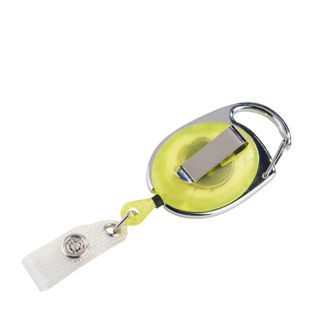 Porta badge a yoyo con clip da cintura null