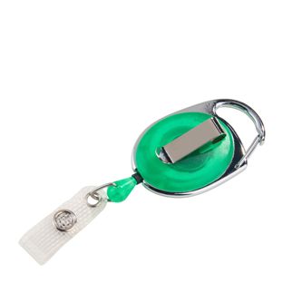 Porta badge a yoyo con clip da cintura null