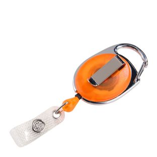 Porta badge a yoyo con clip da cintura null