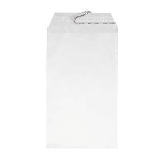 Buste con patella di chiusura, plastica PE, trasparente 110 x 170 mm