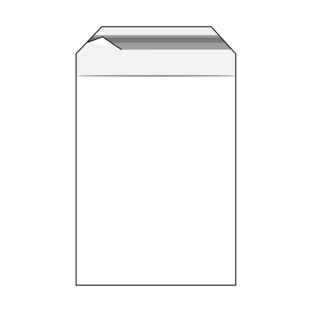 Buste con patella di chiusura, plastica PE, trasparente 225 x 310 mm  | 50 µm