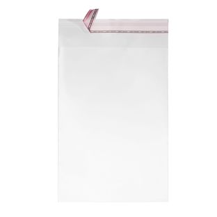 Buste con patella di chiusura, plastica PLA ecologica 119 x 162 mm - C6 