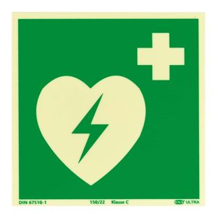 cassetta di pronto soccorso cartello alluminio 150x175 emergenza