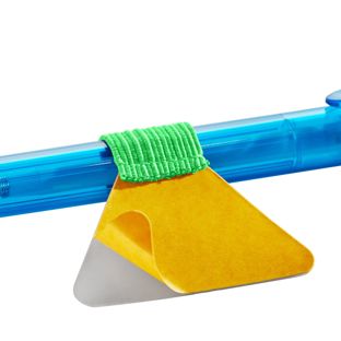 Portapenna con anello elastico, autoadesivo null