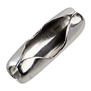 Connettore per catena a palline 2.4 mm | argento 