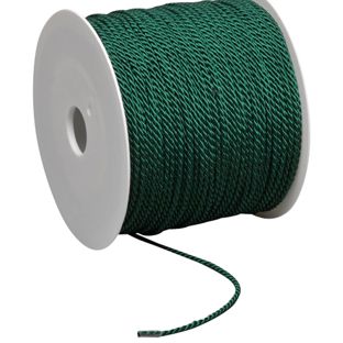 Cordoncino raso in bobina, 2 mm x 100 m, viscosa null