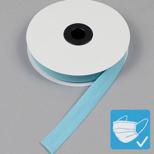 Nastro sbieco, cotone e poliestere, 20 mm, rotolo con 25 m null