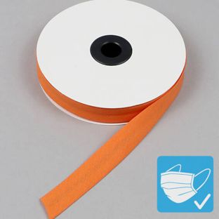 Nastro sbieco, cotone e poliestere, 20 mm, rotolo con 25 m null