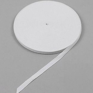Nastro sbieco ripiegato 40 mm bianco - Mondial Tissus