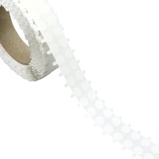 Bollini biadesivi, forte/debole 10 mm | 5000 pz