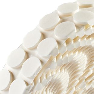 Bollini biadesivi di schiuma, 3 mm di spessore, forte/forte 20 mm | 1000 pz