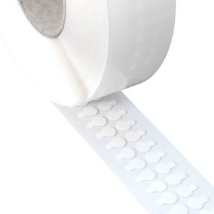 Bollini biadesivi, acrilato puro, 1 mm di spessore, forte/forte 