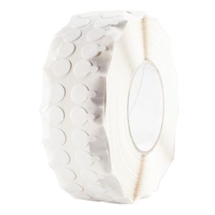 Bollini biadesivi, acrilato puro, 0,5 mm di spessore, forte/forte 15 mm | 3.000 STK