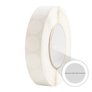 Bollini adesivi, forte, perforato su un lato 35 mm | 3000 pz